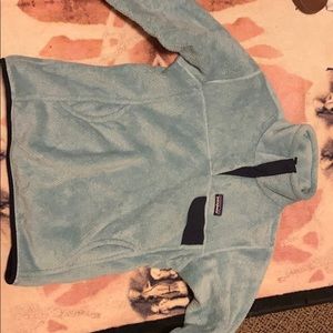 Medium woman’s light blue fleece (Patagonia)